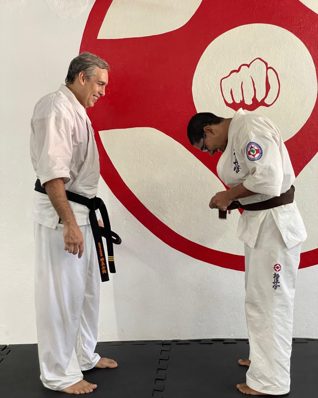 Cerimônia tradicional OSU no Dojo Bushi