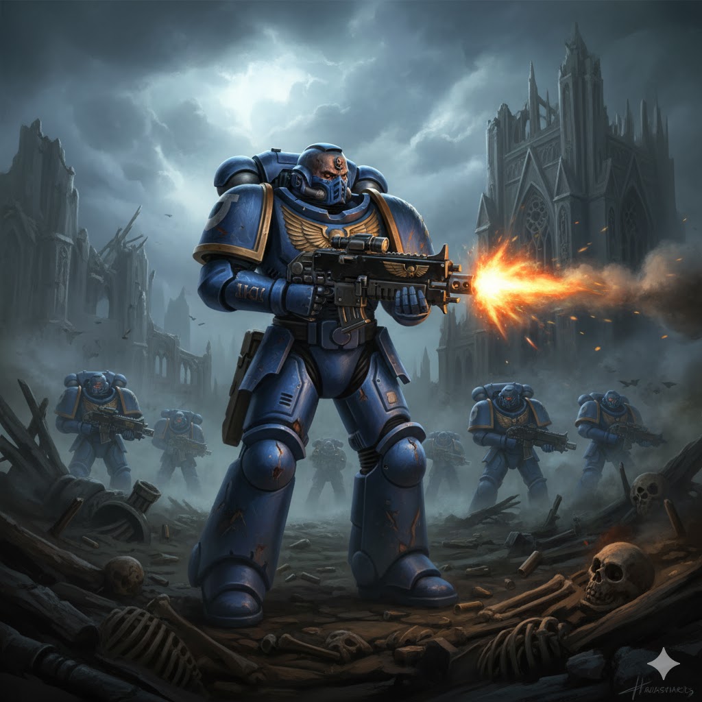 Space Marine em batalha