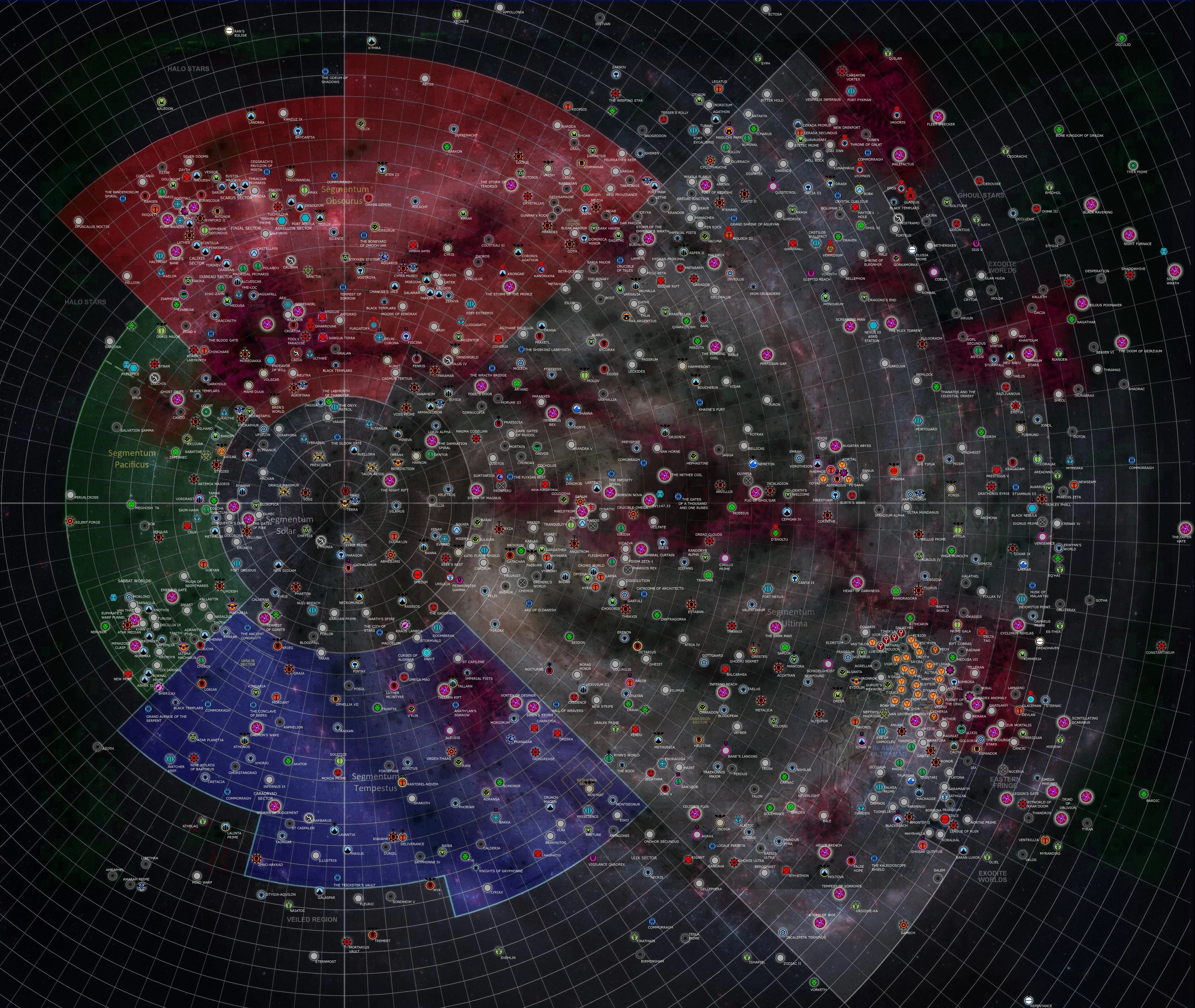 Mapa da Galáxia 40K